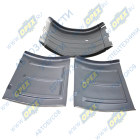 543900060-40 Крыло (ПВХ) двухскатное трехсоставное (К-700.01/.02/.03/.04); составное (3 части) (К-700.01-1 шт-К-700.02-2 шт.) МАЗ. КАМАЗ Экструзион