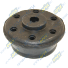 80-6700160 Виброизолятор (РТИ+сталь) ф80х105 h=50; 1отв.ф16/1отв.ф18, (подушка под кабину) МТЗ-1221 Элпласт