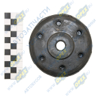 80-6700160 Виброизолятор (РТИ+сталь) ф80х105 h=50; 1отв.ф16/1отв.ф18, (подушка под кабину) МТЗ-1221 Элпласт