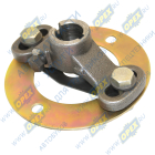 236-1029260-В4 Полумуфта L=136х50 1отв.ф24 под шпонку привода ТНВД ведущая в сборе с пластинами ЯМЗ