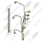 650.1112433-10 Трубки топливные ТНВД задние (к-т 3шт. , 1,2,3 цил.)(гайка М18/гайка14) после 2012 г дв.ЯМЗ-650,651 ЕВРО-3,4 ЯМЗ