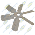 238-1308012-А4 Крыльчатка вентилятора; (сталь) 6лоп. D=560мм dпосад=50 креп.4тов.d=10 Lлоп.=195х91 ЯМЗ-238 ЯМЗ