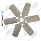 236НЕ-1308012 Крыльчатка вентилятора; (сталь) 6лоп. dпосад=65 креп.4отв.d=10 Lлоп.=220х114 236НЕ ЯМЗ