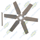 238БЕ-1308012-А Крыльчатка вентилятора; (сталь) 6лоп. D=660мм dпосад=65 креп.4отв.d=10 Lлоп.=250х91 ЯМЗ 238БЕ/ДЕ, БЕ2/ДЕ2 ЯМЗ