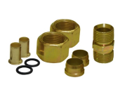 Фитинг (штуцер) прямой; трубка ф12/ф12мм (гайка) разборный Фитинг (штуцер) прямой; трубка ф12/ф12мм (гайка) разборный