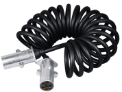 Кабель (24В; ISO1185 (Type N) 7 полюсов) электрический прицепа (спиральный) L=5500