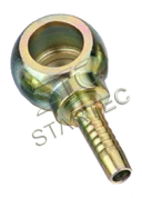 Фитинг Штуцер (ушко-ёлочка) под топливный болт M14x1,5 D12 mm
