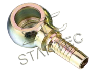 Фитинг Штуцер (ушко-ёлочка) под топливный болт M8x1 D6 мм