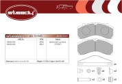Колодки тормозные дисковые (комплект) 245х114х35/ Knorr SM7 10/2010 => MB Actros (2011 - ) Колодки тормозные дисковые (комплект) 245х114х35/ Knorr SM7 10/2010 => MB Actros (2011 - )