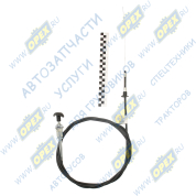 Тяга останова двигателя МАЗ в сборе (глушилка, L=3410мм)