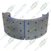 Колодка L=550 S=160 с роликом ,втулками,пальцем,передняя/задняя тормозная с накладками (ПАЗ 3203,3204) Колодка L=550 S=160 с роликом ,втулками,пальцем,передняя/задняя тормозная с накладками (ПАЗ 3203,3204)
