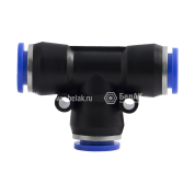 Фитинг (тройник) Т-образный; трубка ф15/ф15/ф15мм (цанга) Фитинг (тройник) Т-образный; трубка ф15/ф15/ф15мм (цанга)