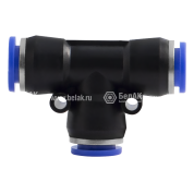 Фитинг (тройник) Т-образный; трубка ф16/ф16/ф16мм (цанга) Фитинг (тройник) Т-образный; трубка ф16/ф16/ф16мм (цанга)