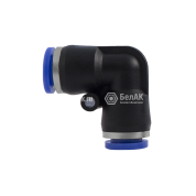 Фитинг (угольник); трубка ф6/ф6мм (цанга) Фитинг (угольник); трубка ф6/ф6мм (цанга)