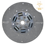 Диск сцепления ведомый ф400; шл.=10; фшл.=42х6 ЯМЗ 236,238,238Н Диск сцепления ведомый ф400; шл.=10; фшл.=42х6 ЯМЗ 236,238,238Н