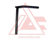 Вал МТЗ-320 дв.ММЗ ф17 с рычагом (2 отв. кривой рычаг) Вал МТЗ-320 дв.ММЗ ф17 с рычагом (2 отв. кривой рычаг)