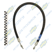 Рукав ВД (шланг) L=860 Ш=М12+К12/Ш=М12+К12, в оплет., с трубкой к сил.цилиндру ГУР ГАЗ-4301,3309,66