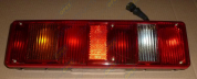 Фонарь задний левый КАМАЗ,МАЗ,УРАЛ 24в (боковой габарит) со жгутом
