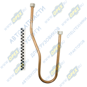Трубка (медь) ф16 L=900 Г=М22+К27/Г=М22+К27 компрессора КАМАЗ Е-4