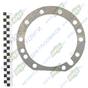 Прокладка (сталь) ф165х220х0,5; 12отв.ф12 редуктора среднего моста