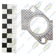 Прокладка (м/асбест) ф65х83 1отвф 36, 1отв.ф10, 1отв 8х10 выпускной трубы (коллектора) Волга,Газель,Соболь (дв.ГАЗ-560,Штайер)