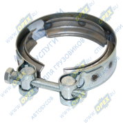 Хомут ф86х91 s=21 со стяжным болтом, специальный приемной трубы ГАЗ,ПАЗ (дв.Cummins) Хомут ф86х91 s=21 со стяжным болтом, специальный приемной трубы ГАЗ,ПАЗ (дв.Cummins)