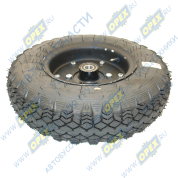 Колесо опорное 5.00-10 на щетку в сб с шиной и подшипником под ось 25мм Колесо опорное 5.00-10 на щетку в сб с шиной и подшипником под ось 25мм