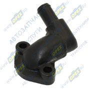 Фланец шланга отопителя от блока цилиндров (D=18 мм) Фланец шланга отопителя от блока цилиндров (D=18 мм)