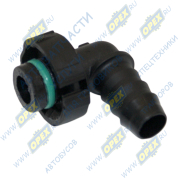 Фитинг Штуцер топливный быстросъемный 90° (под трубку ф14)