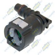 Фитинг (штуцер) угловой 90-гр.(ПВХ) быстросъем/под трубку ф10