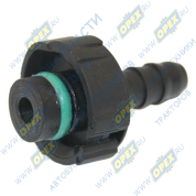 Фитинг Штуцер топливный быстросъемный 180° (под трубку ф8)