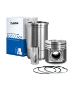 Гильза с поршнем, с пальцем и кольцами КАМАЗ Евро-2,3(кроме дв.740.30,740.31) (обрез.поршень 10 группа) Гильза с поршнем, с пальцем и кольцами КАМАЗ Евро-2,3(кроме дв.740.30,740.31) (обрез.поршень 10 группа)