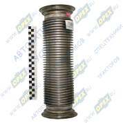 Рукав глушителя (металлорукав) ф80 L=360мм, КАМАЗ-6520 (под хомут-хомут) Рукав глушителя (металлорукав) ф80 L=360мм, КАМАЗ-6520 (под хомут-хомут)