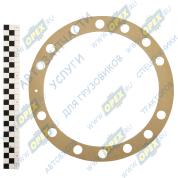 Прокладка ф212х272 14отв.ф16 цапфы переднего моста, УРАЛ