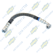 Рукав ВД (шланг) в броне L=410 Г=М24+К30/Г=М24+К30 фитинг 90 град. Рукав ВД (шланг) в броне L=410 Г=М24+К30/Г=М24+К30 фитинг 90 град.