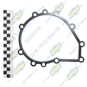 Прокладка (сталь) С/Ф 198х175; 8отв.ф10/3отв.ф8 ЯМЗ-534 насоса водяного 719 Прокладка (сталь) С/Ф 198х175; 8отв.ф10/3отв.ф8 ЯМЗ-534 насоса водяного 719