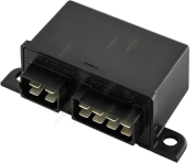 Реле поворотов 24В; 11 плоских клемм по схеме 2/3х21W+2/1х21W указателей поворота фишка 3+8 Реле поворотов 24В; 11 плоских клемм по схеме 2/3х21W+2/1х21W указателей поворота фишка 3+8