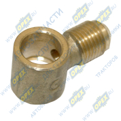 Фитинг (штуцер) прямой; Рнаруж=М10х1/ под круг.штуц. ф10мм наруж.конус