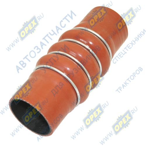 54942 Шланг (патрубок) ф50х56 L=160 (гофр. в метал. кольц.) интеркулера MAN Auger