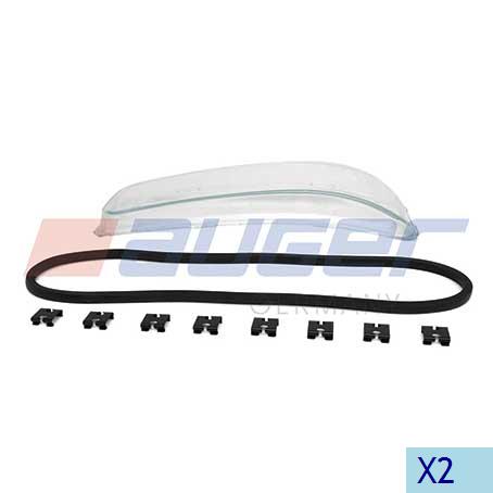 82554 Стекло головной фары левое; Atego II 2004 => Auger