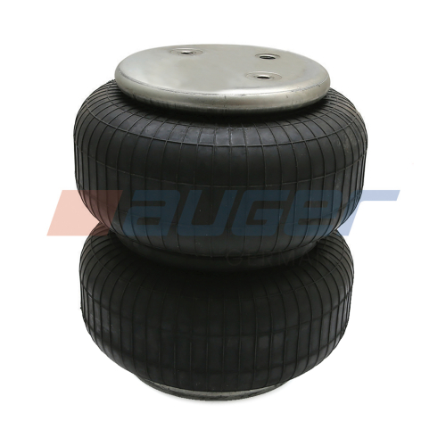 AU 34225-2P Пневмоподушка двойной сильфон; (2 отв.+возд. / 2 отв. - 0°); ROR/Schmitz; ø225x256 Auger
