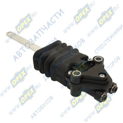 WG1642440051 Кран уровня пола кабины (выходы цанга ф6) Sitrak Howo DZC