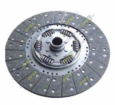 000 023 831 Диск сцепления Atego/Aхor 395х36х40-18N FLRS