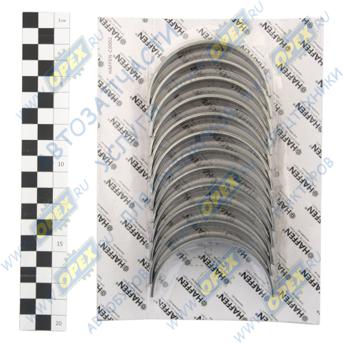 0545 Вкладыш шатунный STD (комплект 6верх.+6нижн.); Cummins 6ISBe,6ISDe,4BT,6BT,F4AE0681 HAFFEN