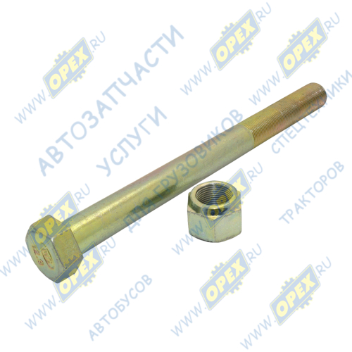 ZQ151B22260TF6 Болт ГОСТ-7798 М22х260х1,5 Р=100 К=32 в сб. с гайкой крепл. подушки зад. рессоры T5G/Sitrak Howo