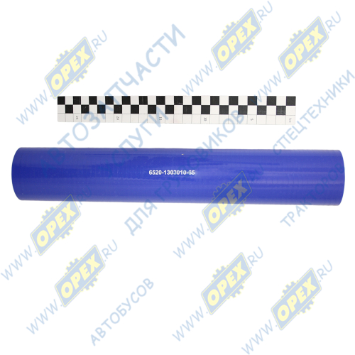 6520-1303010-65 Шланг (патрубок) ф60х70 L=383 нижний радиатора КАМАЗ-5490;  (силикон) Motorist1