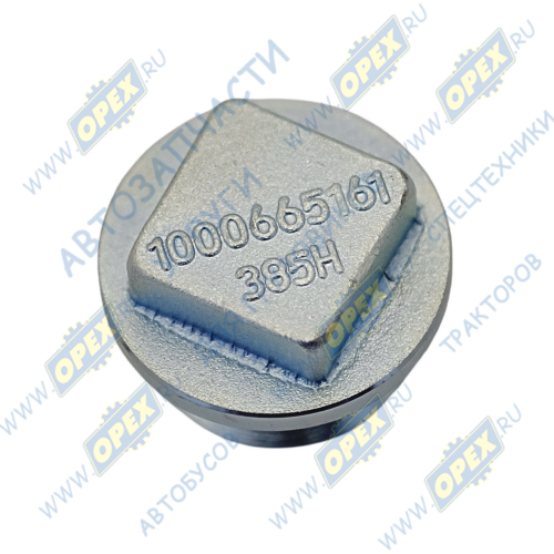 1000665161 Пробка С/И М38х1,5 h=34 К=квадрат30 SHACMAN X3000 сливная масляного картера двигателя SHACMAN