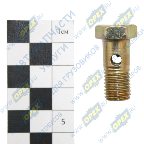 INF.31.M12 Болт-штуцер С/И М12х28х1,5; Р=14 К=17 1 отв., сквозное топливный Startec2