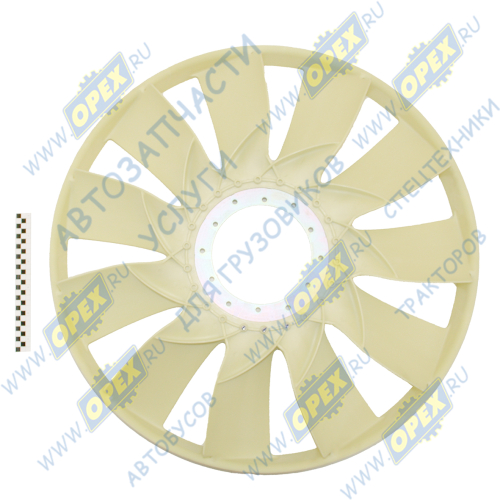 020005461 Крыльчатка вентилятора (d=750, 11 лопастей, 12 отв) КАМАЗ-6520 с дв. ISLe400 АВТОМАГНАТ1