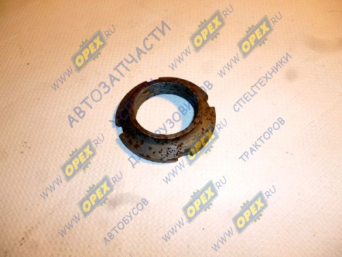 52-1701095-01 Гайка (круглая) ГОСТ-11871 М30х1 h=10 вторичного вала КПП (4-ступ), стопорная ГАЗ-53 ГАЗ